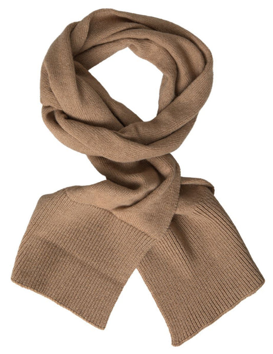 Elegant Camel-Hued Designer Scarf