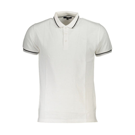 White Cotton Polo Shirt