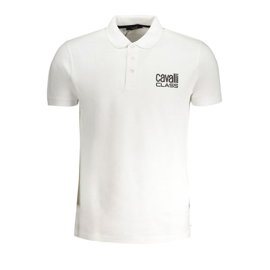 White Cotton Polo Shirt