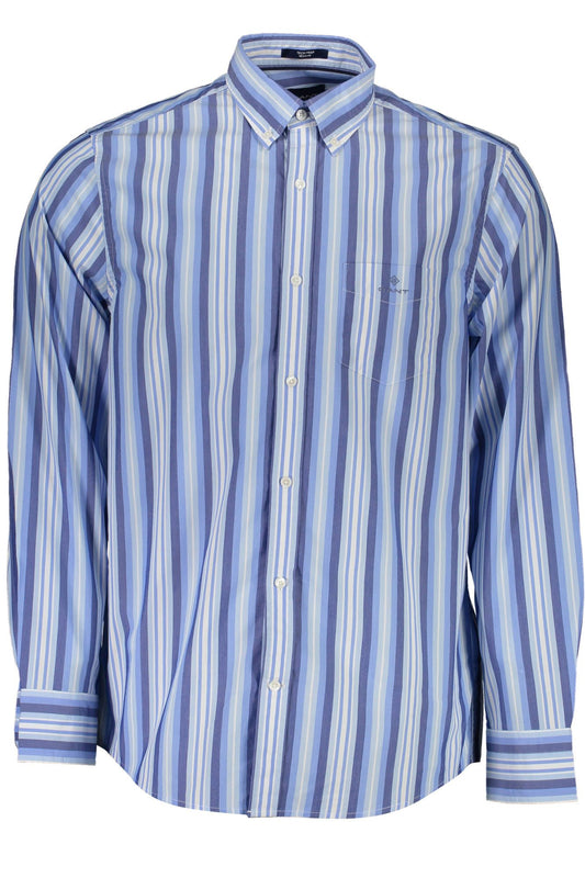 Light Blue Cotton Men Shirt