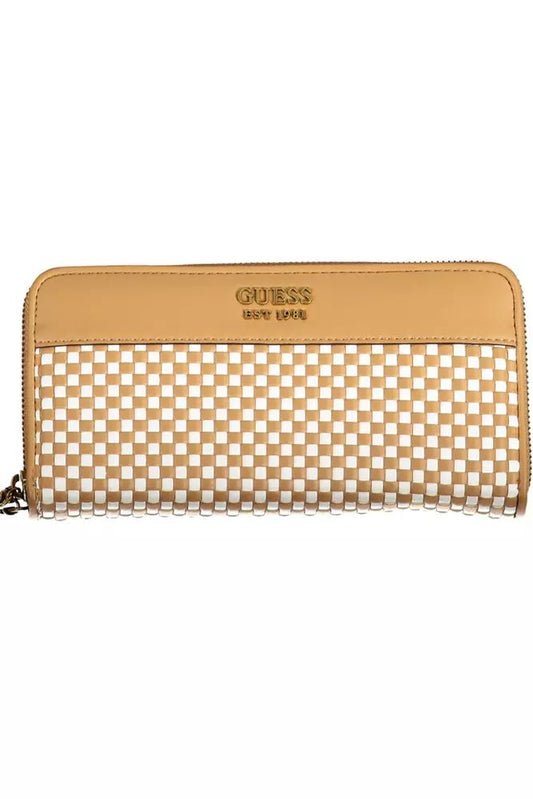 Brown Polyethylene Women Wallet