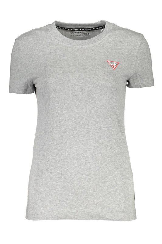 Gray Cotton Women Top