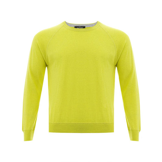 Sunny Yellow Italian Cotton Sweater