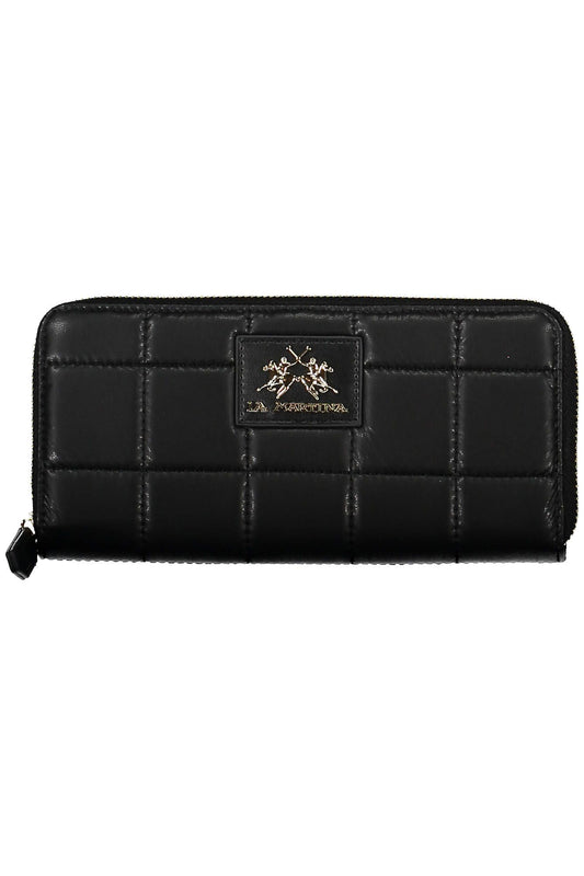 Black Polyethylene Women Handbag