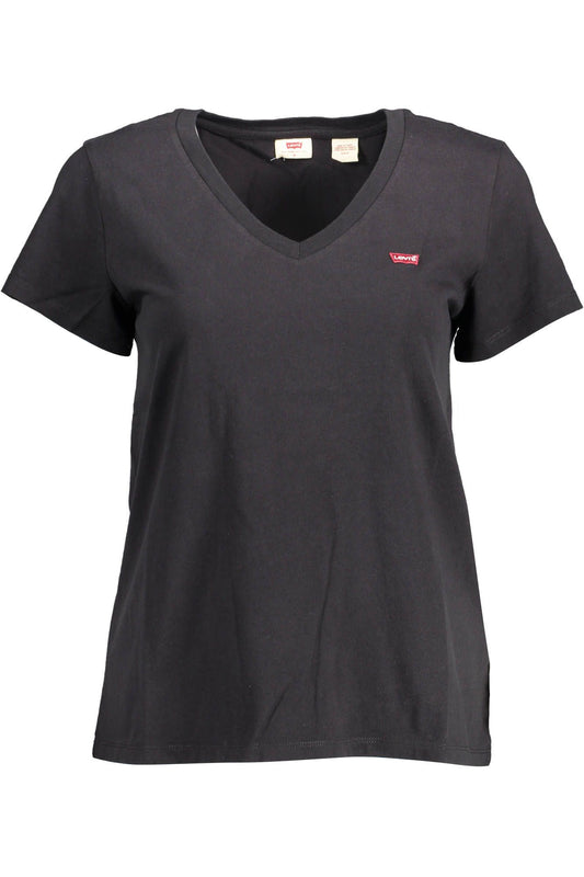 Black Cotton Women Top