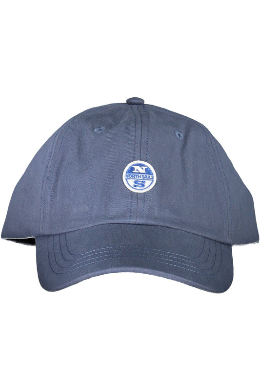 Blue Cotton Men Cap