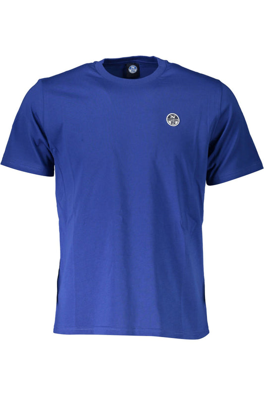 Blue Cotton Men TShirt