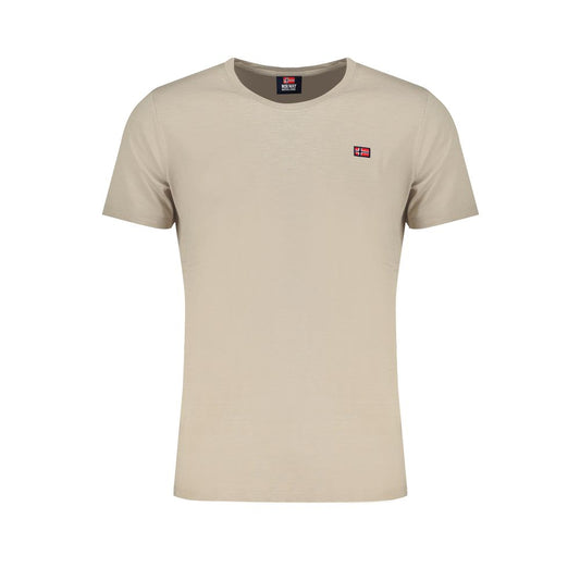 Beige Cotton T-Shirt