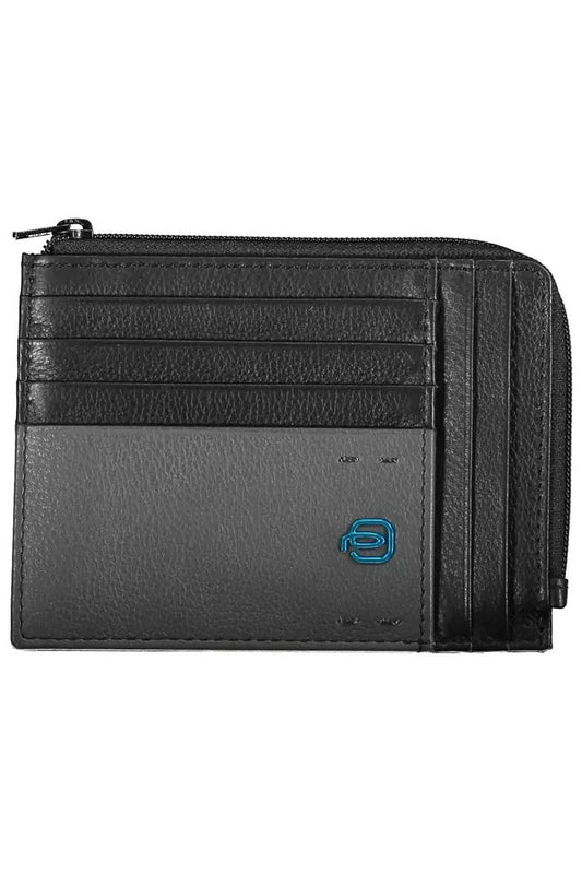 "Black Leather Men Wallet"