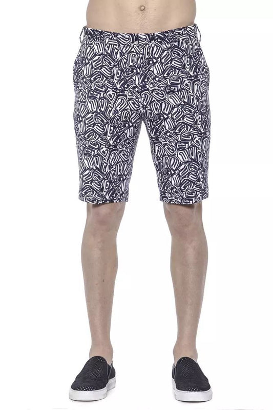 Blue Cotton Men's Bermuda Short