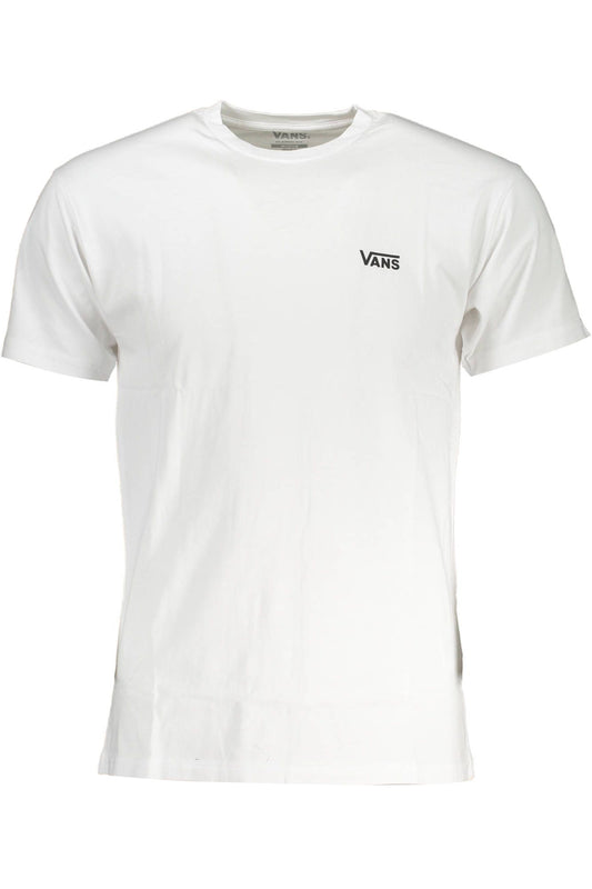 White Cotton Men T-Shirt