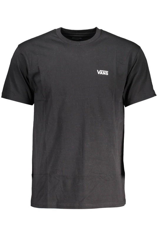 Black Cotton Men T-Shirt